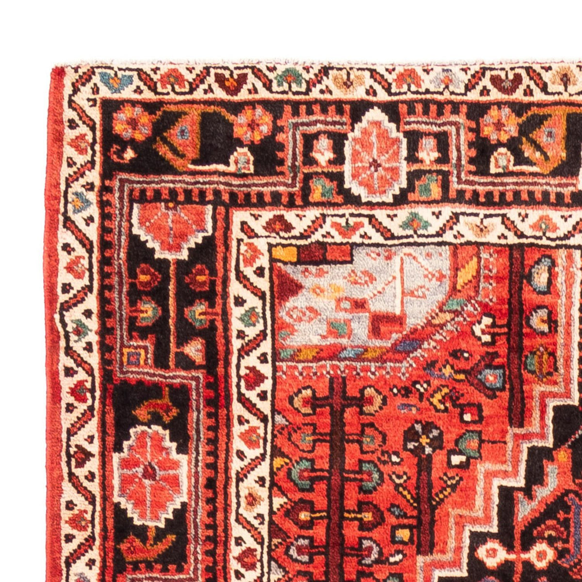 Persisk matta - Nomadic - 266 x 174 cm - mörkblå