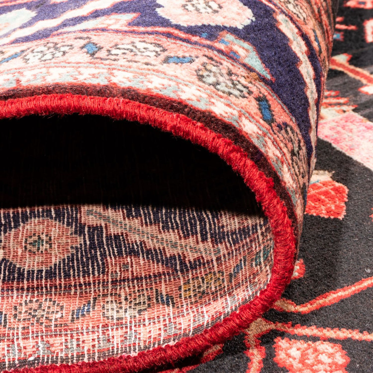 Persisk matta - Nomadic - 270 x 152 cm - mörkblå