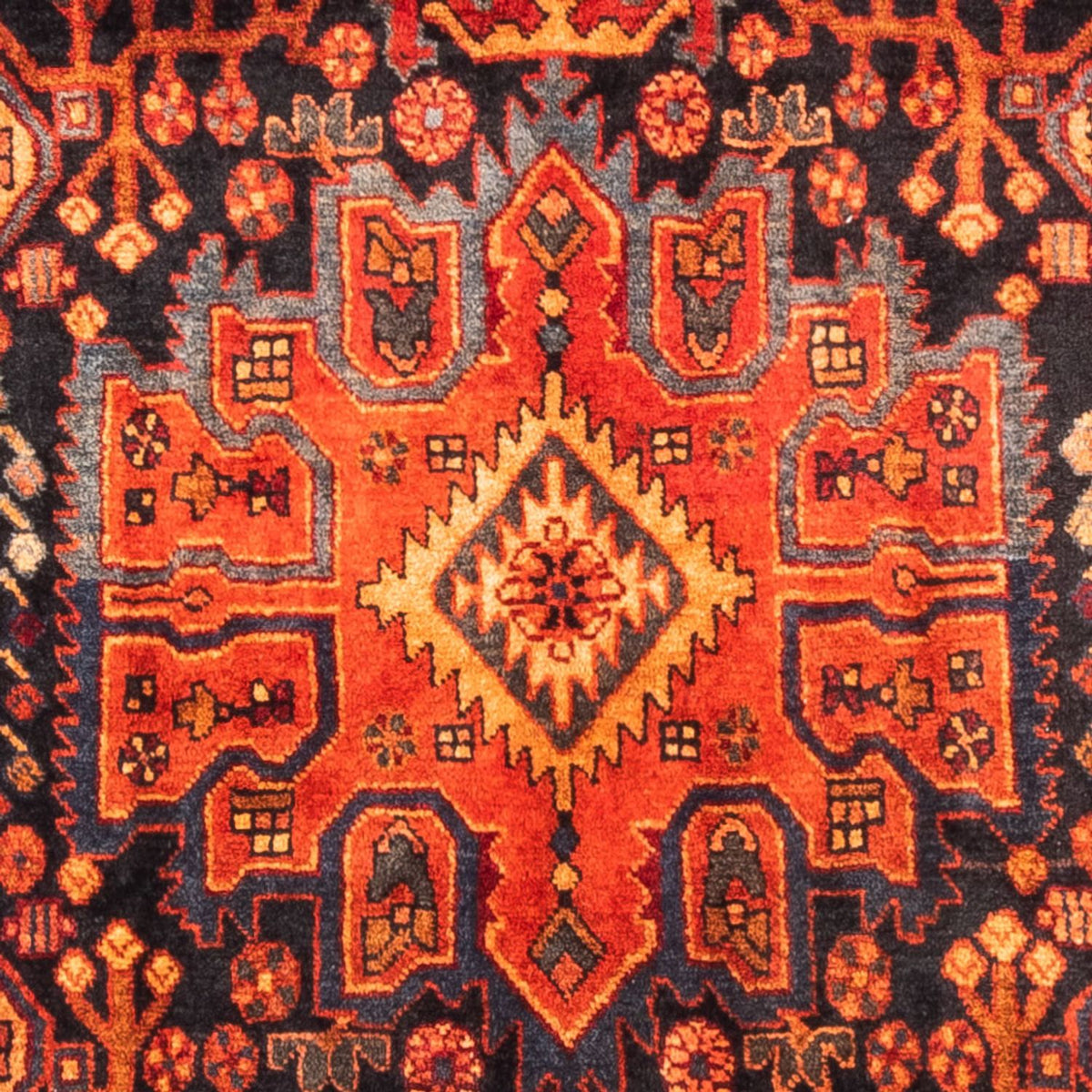 Persisk matta - Nomadic - 310 x 160 cm - mörkblå