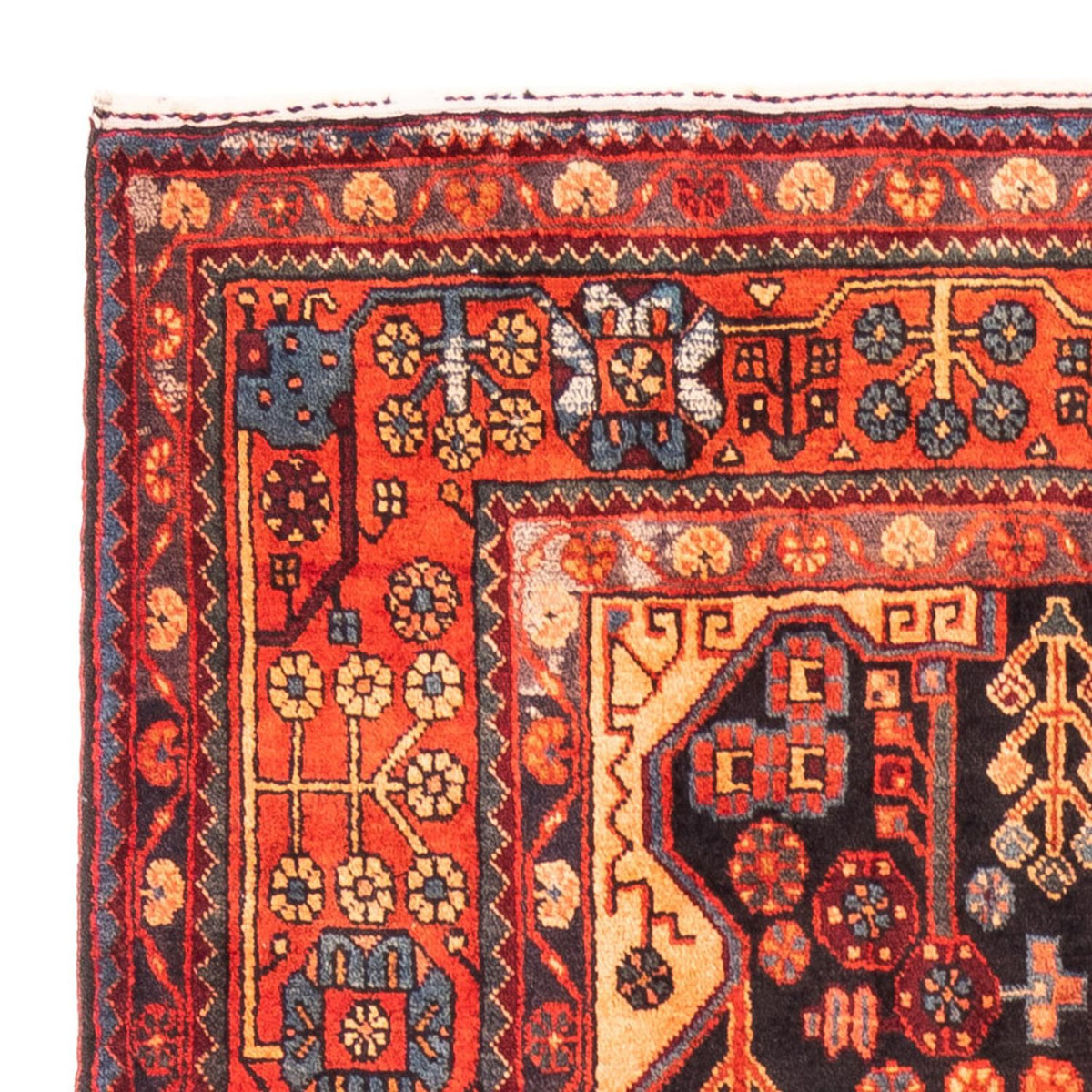 Persisk matta - Nomadic - 310 x 160 cm - mörkblå