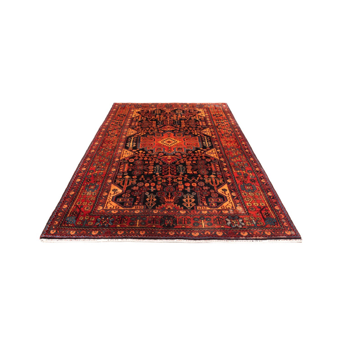 Persisk matta - Nomadic - 310 x 160 cm - mörkblå