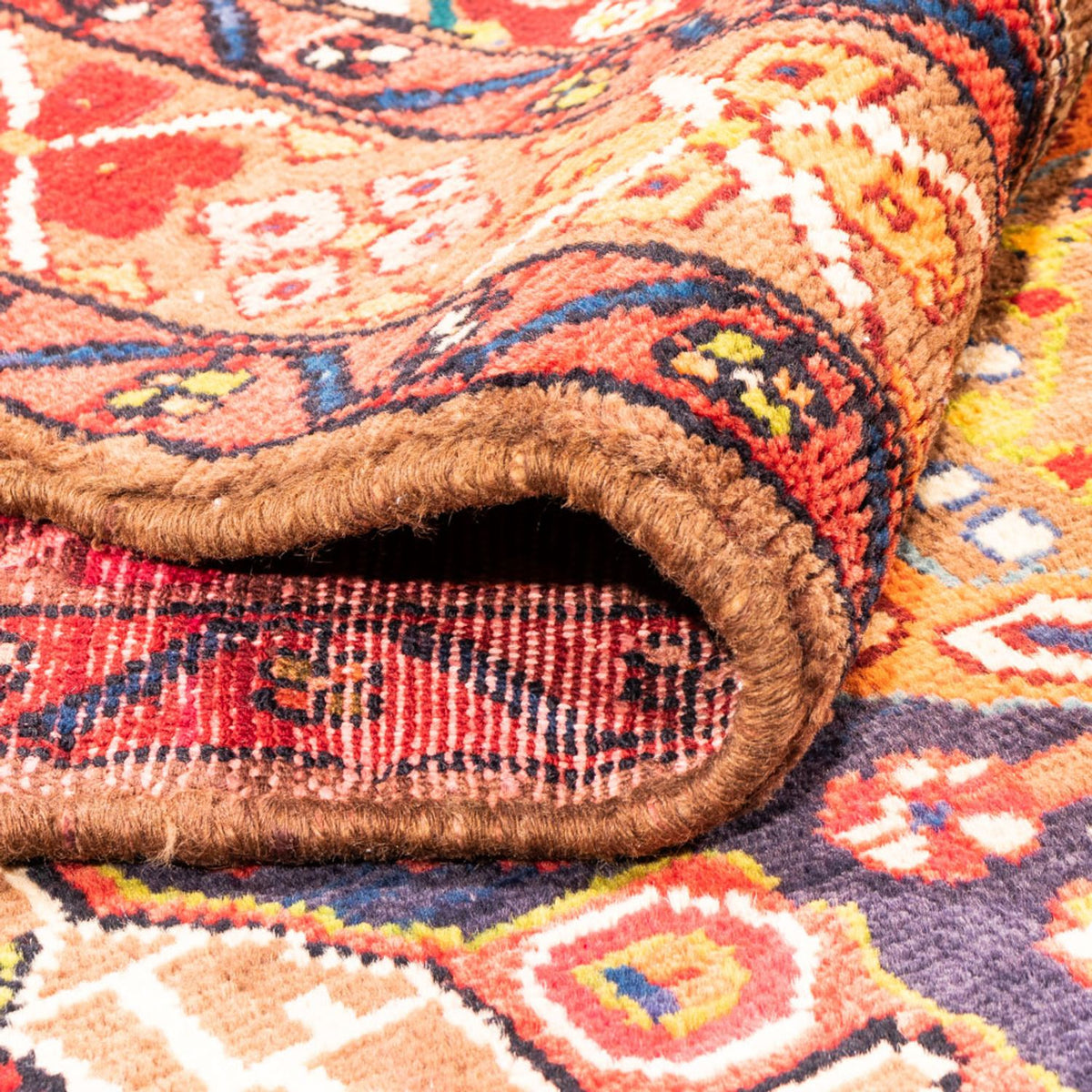 Runner Persisk matta - Nomadic - 307 x 135 cm - mörkblå