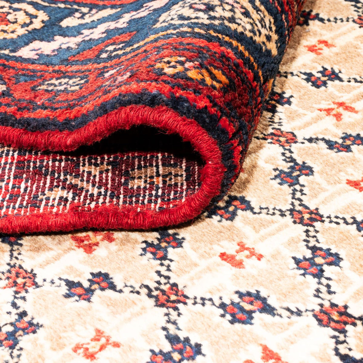 Persisk matta - Nomadic - 273 x 153 cm - grädde