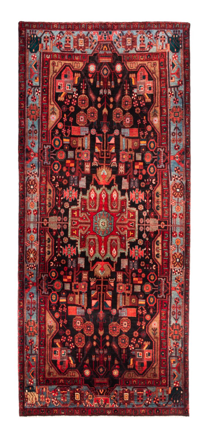 Runner Persisk matta - Nomadic - 343 x 154 cm - mörkblå