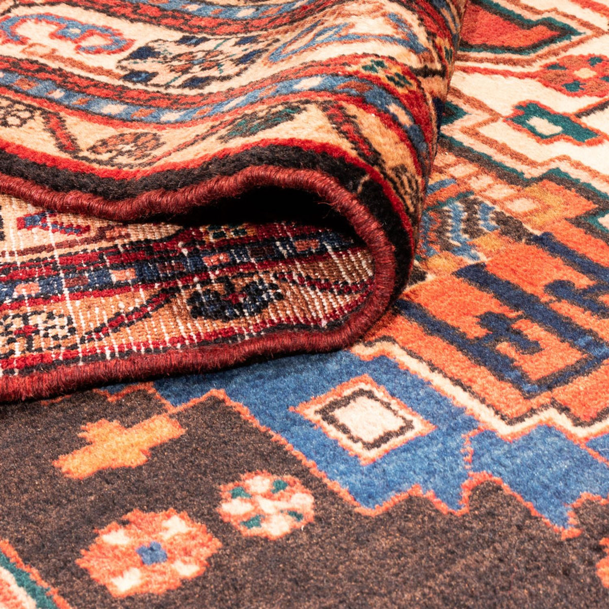 Persisk matta - Nomadic - 330 x 165 cm - röd