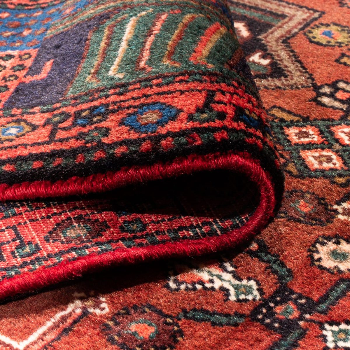 Persisk matta - Nomadic - 270 x 160 cm - röd