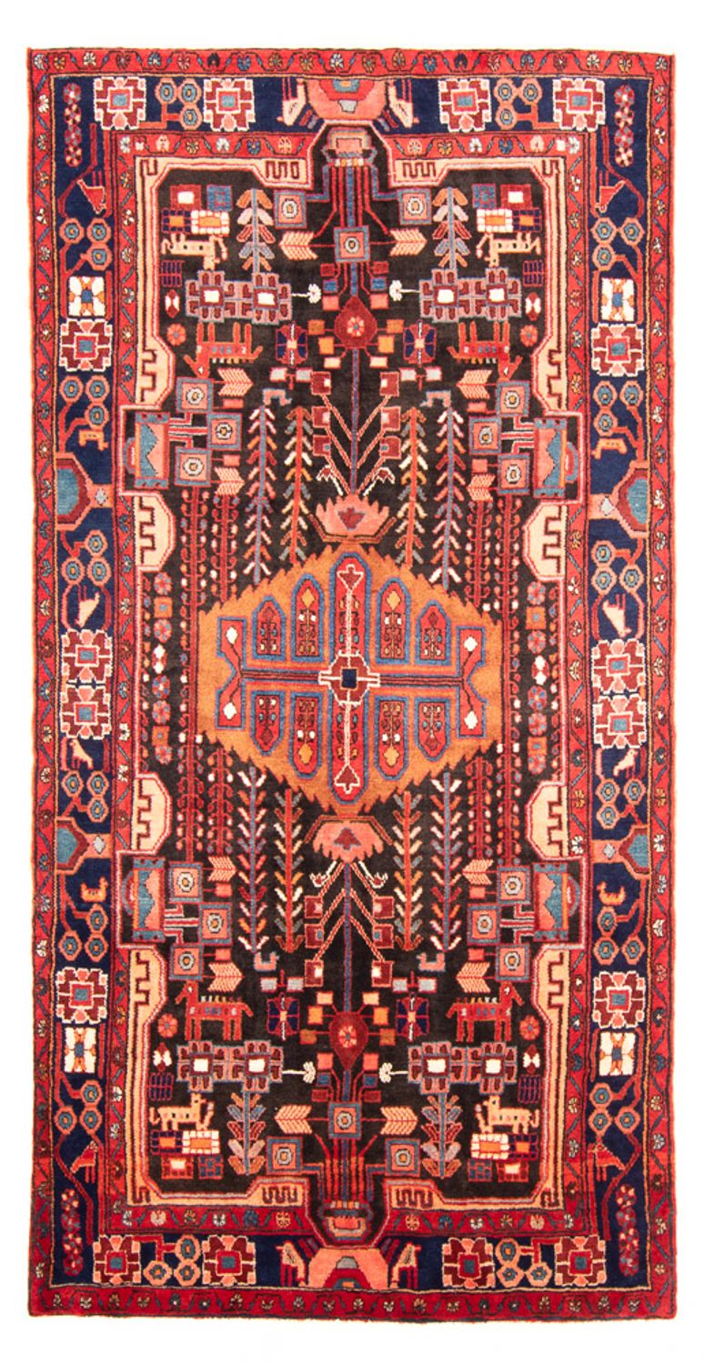 Persisk matta - Nomadic - 280 x 150 cm - mörkblå