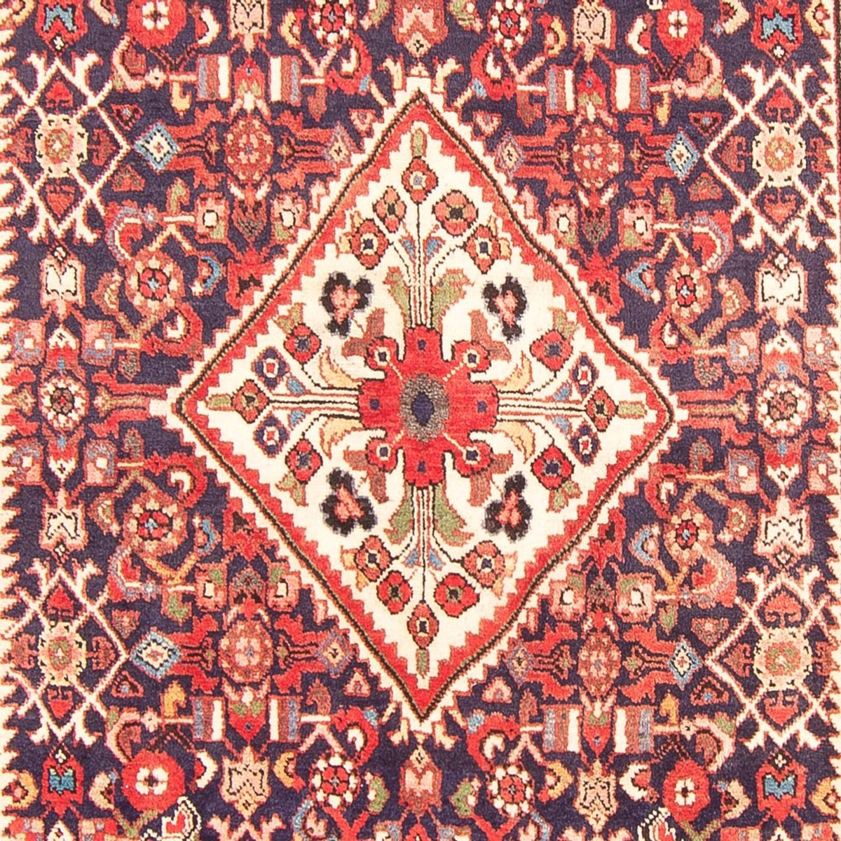 Persisk matta - Nomadic - 330 x 153 cm - mörkblå