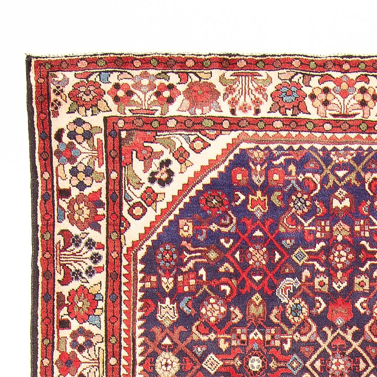 Persisk matta - Nomadic - 330 x 153 cm - mörkblå