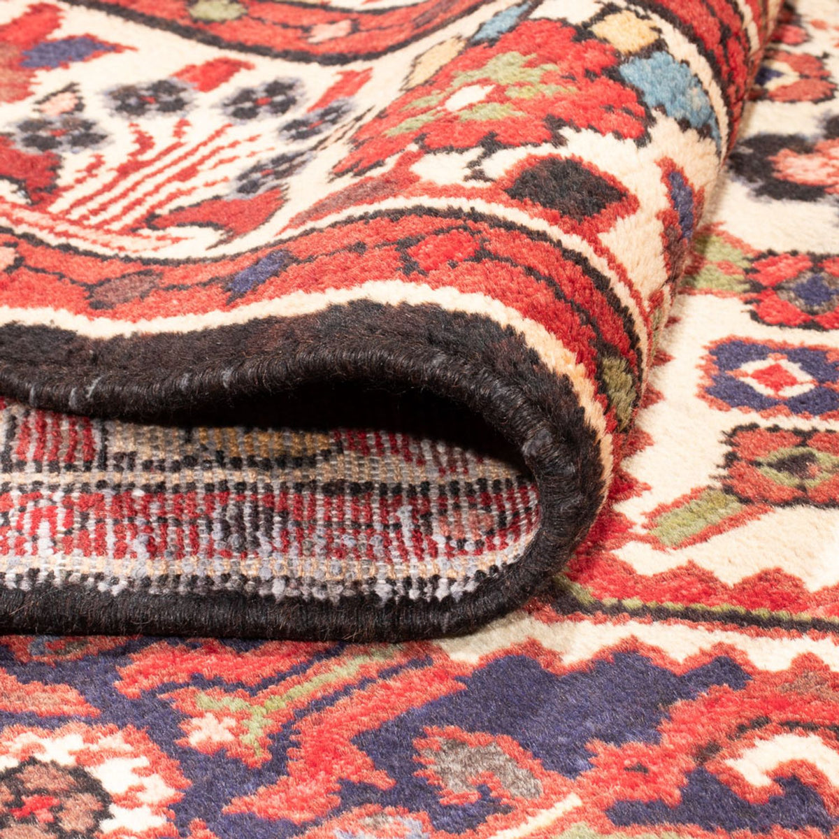 Persisk matta - Nomadic - 330 x 153 cm - mörkblå