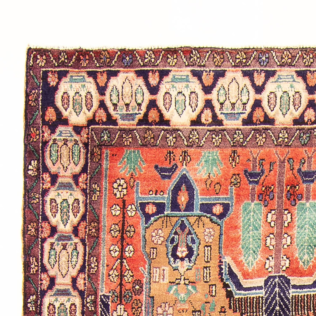 Persisk matta - Nomadic - 295 x 160 cm - flerfärgad