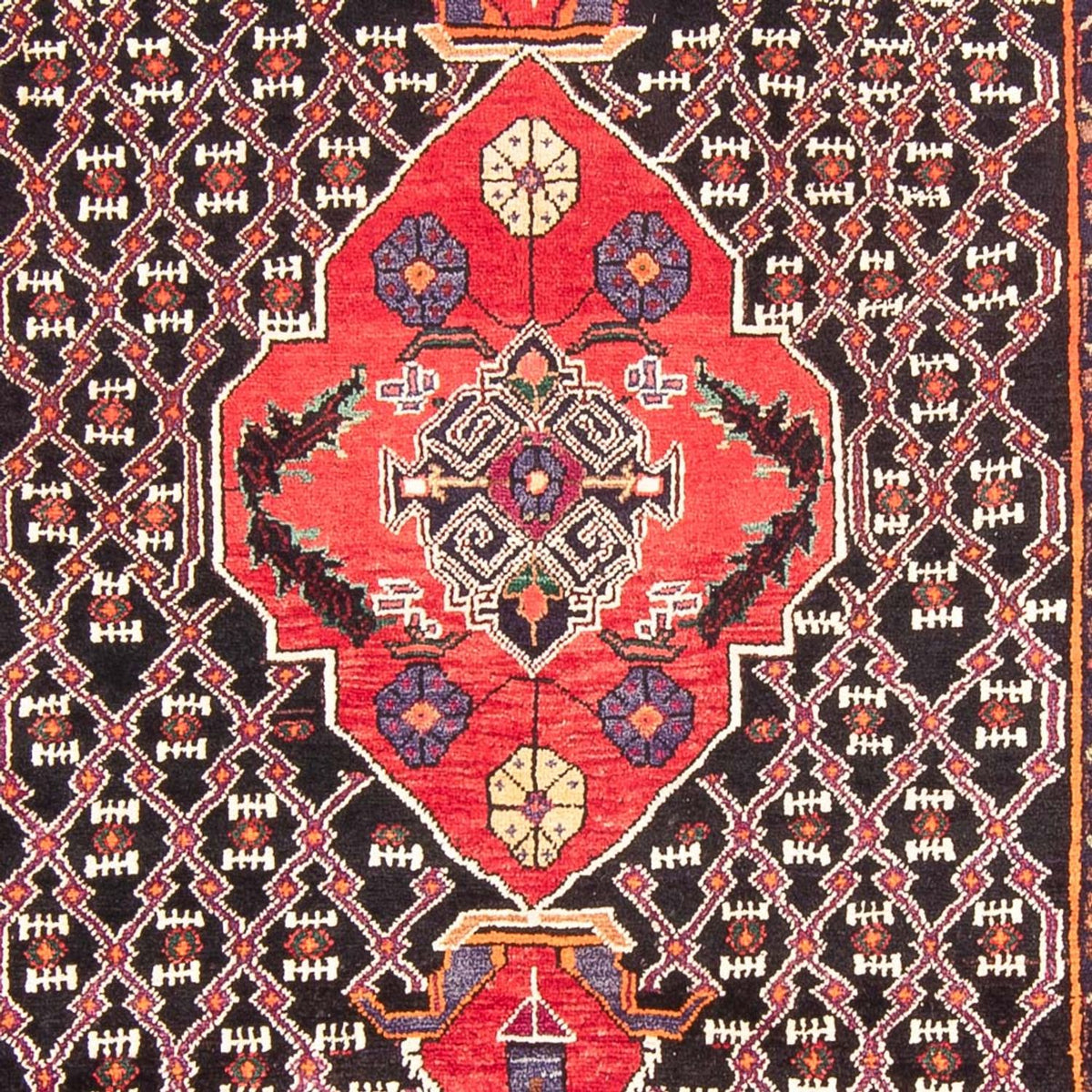 Persisk matta - Nomadic - 313 x 152 cm - mörkblå