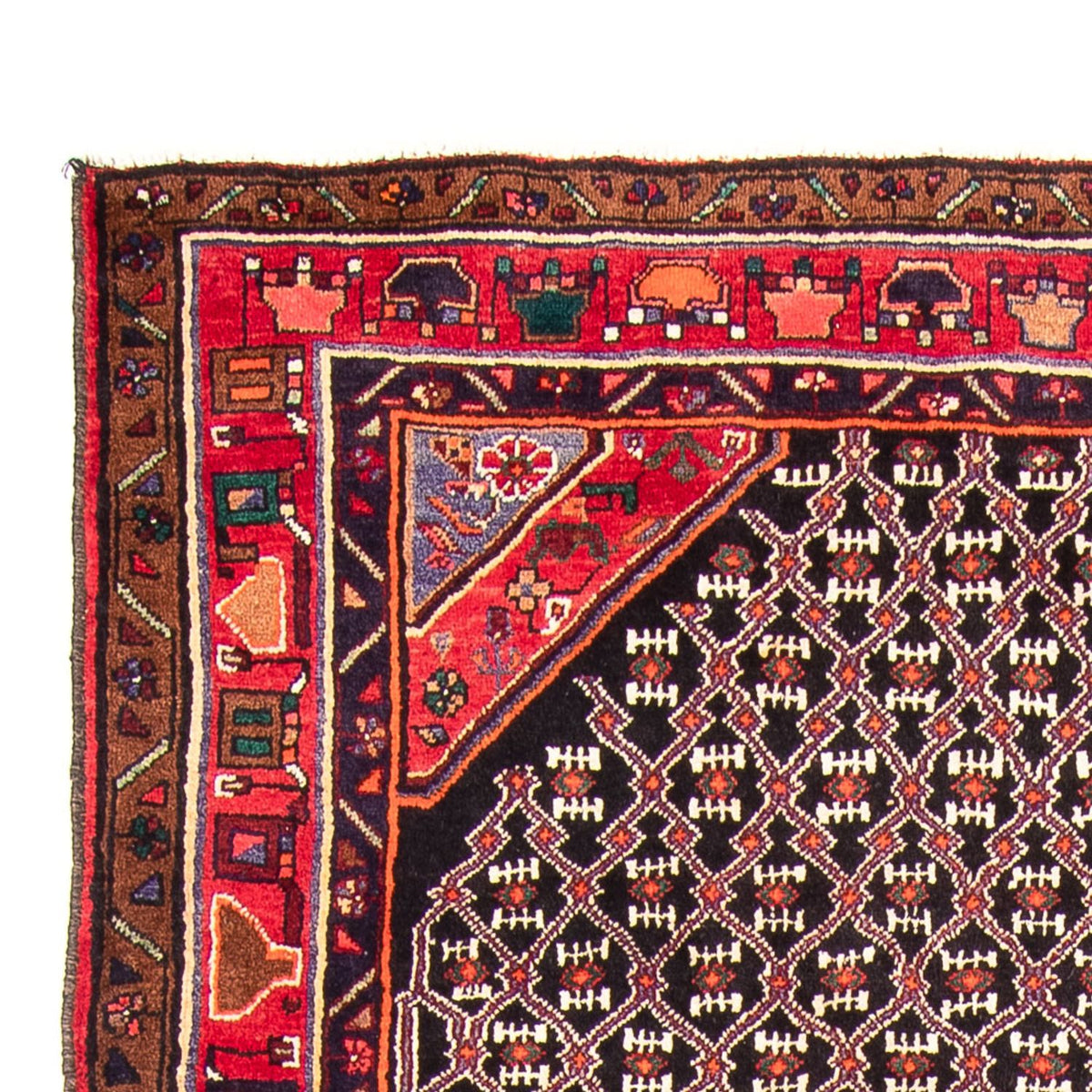 Persisk matta - Nomadic - 313 x 152 cm - mörkblå