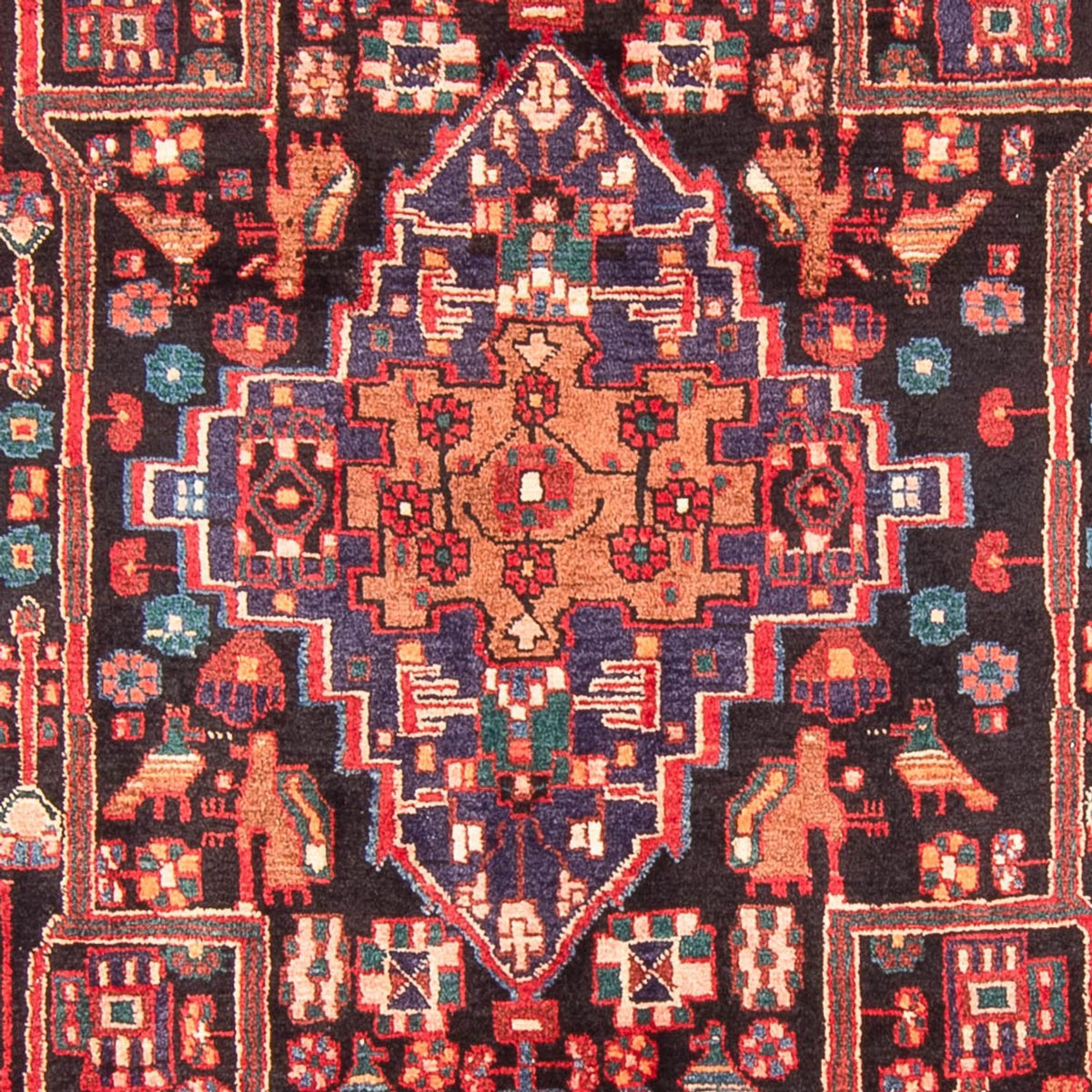 Persisk matta - Nomadic - 285 x 164 cm - mörkblå