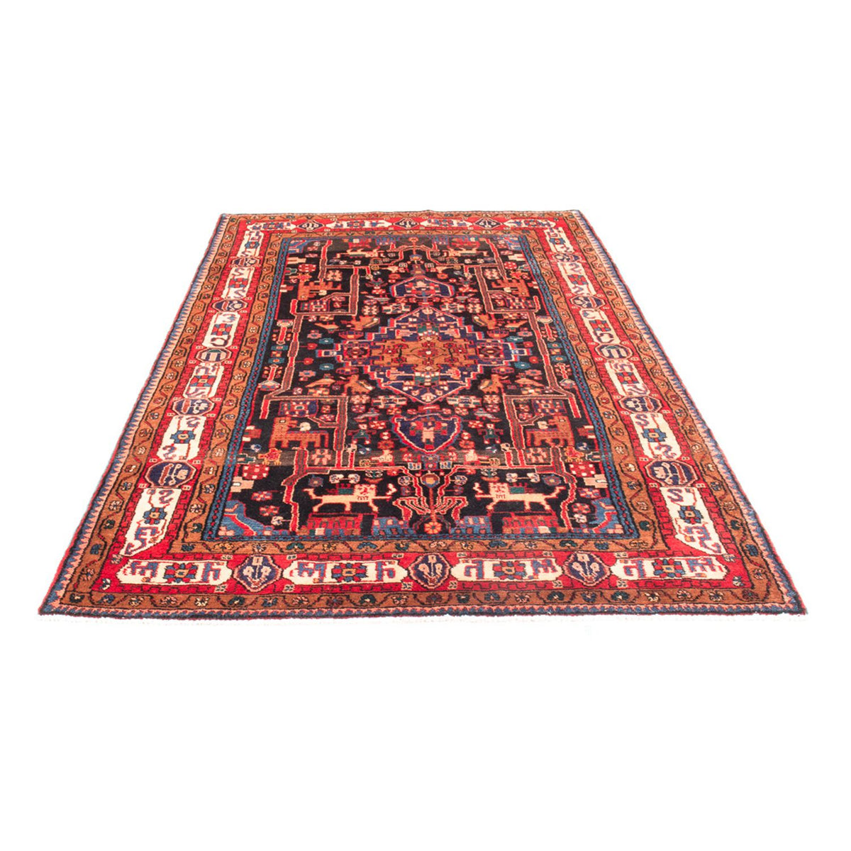 Persisk matta - Nomadic - 285 x 164 cm - mörkblå