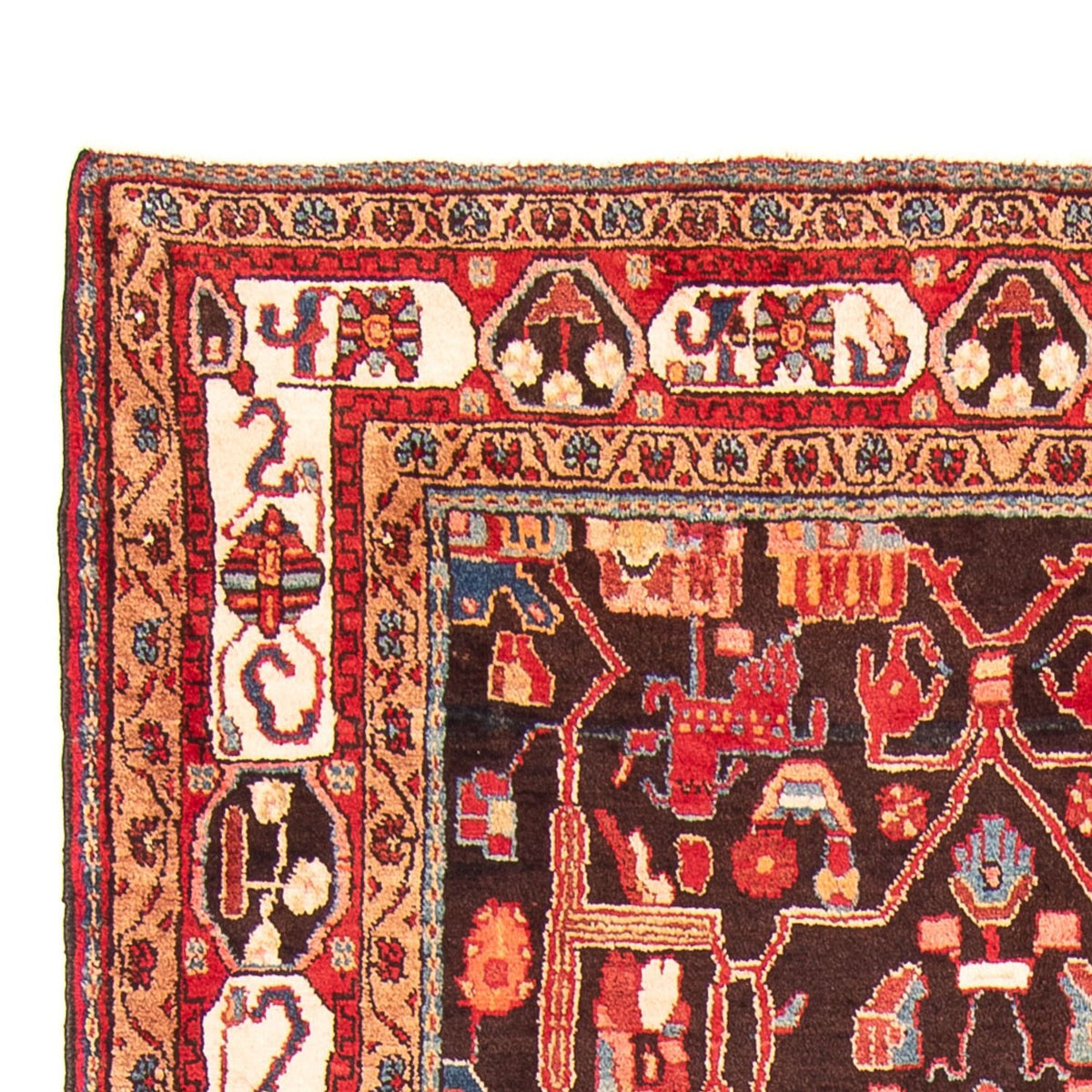 Persisk matta - Nomadic - 313 x 160 cm - mörkblå