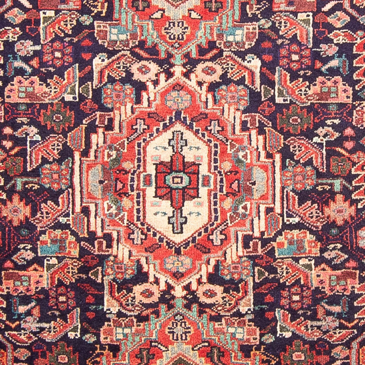 Persisk matta - Nomadic - 307 x 155 cm - mörkblå