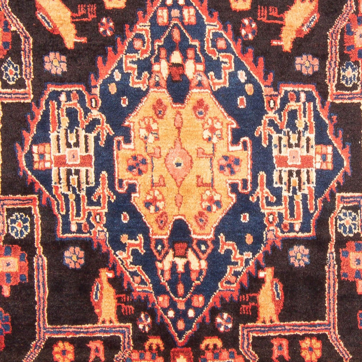 Persisk matta - Nomadic - 287 x 155 cm - mörkblå