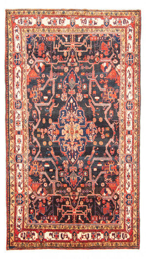 Persisk matta - Nomadic - 277 x 165 cm - mörkblå