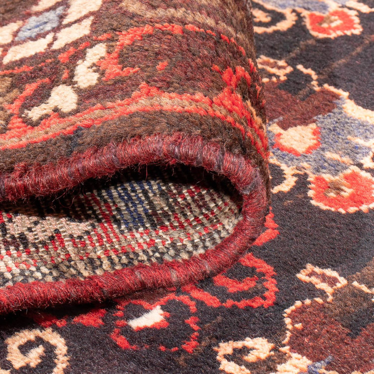 Runner Persisk matta - Nomadic - 350 x 140 cm - mörkblå