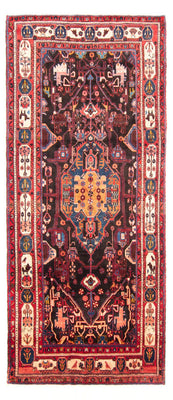 Runner Persisk matta - Nomadic - 350 x 160 cm - mörkblå