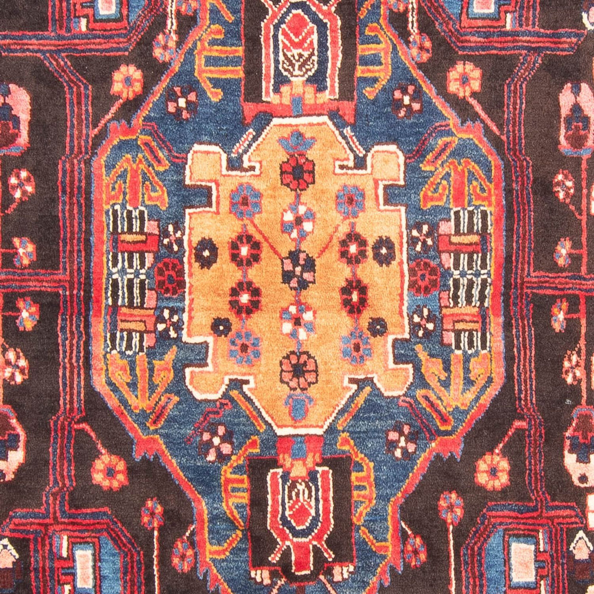 Runner Persisk matta - Nomadic - 350 x 160 cm - mörkblå