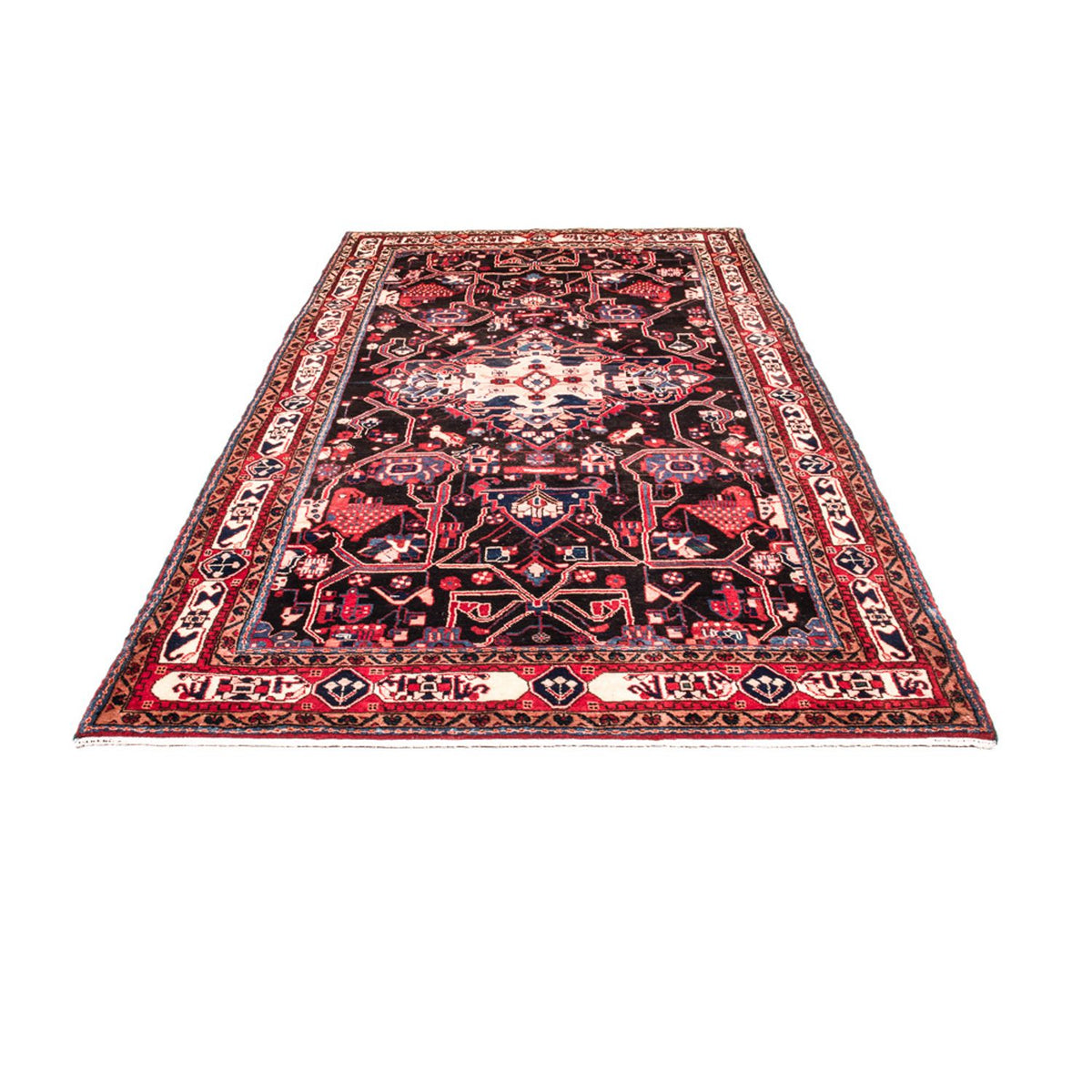 Persisk matta - Nomadic - 320 x 163 cm - mörkblå