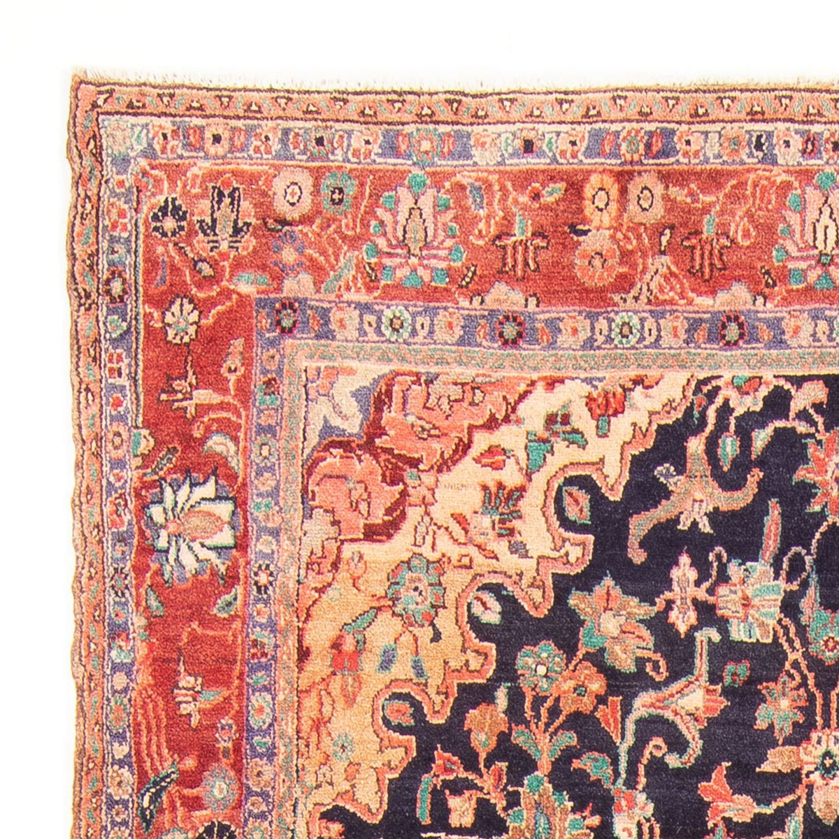 Persisk matta - Nomadic - 295 x 157 cm - mörkblå