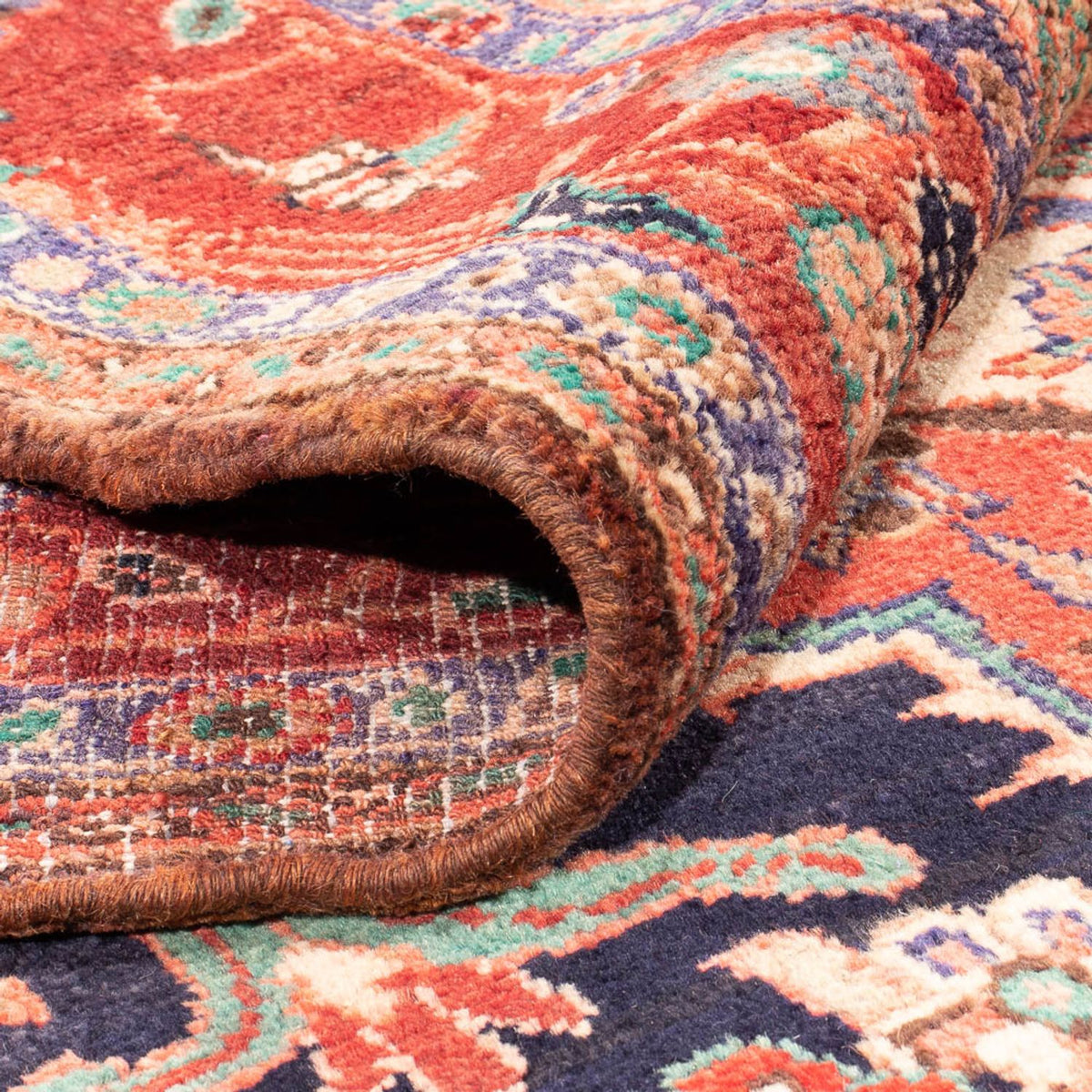 Persisk matta - Nomadic - 295 x 157 cm - mörkblå