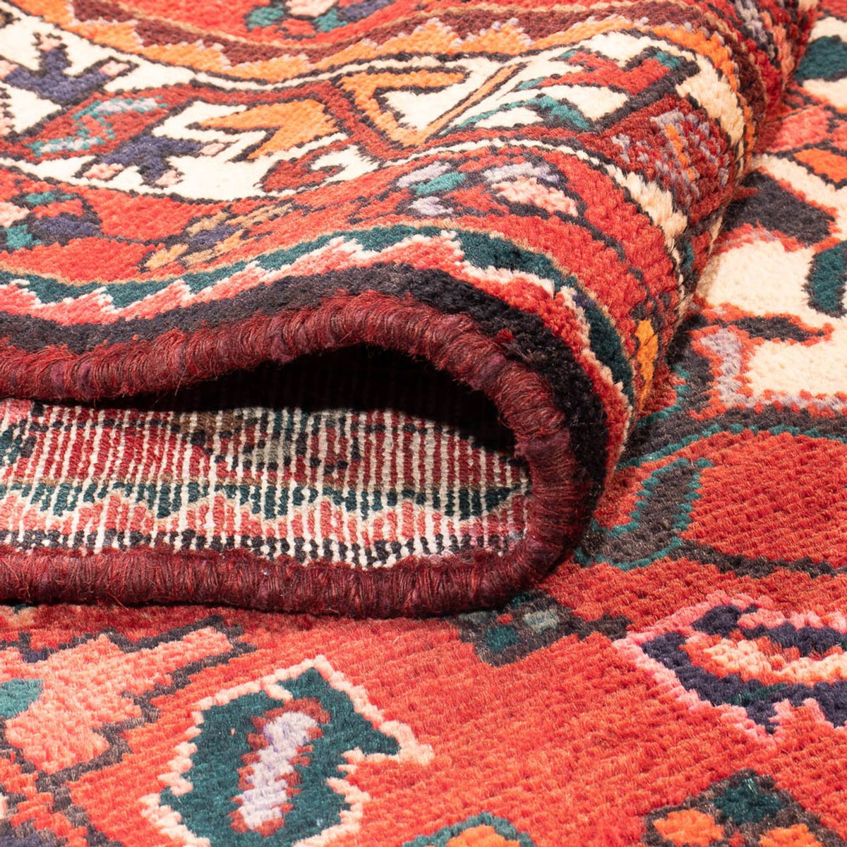 Persisk matta - Nomadic - 303 x 155 cm - röd