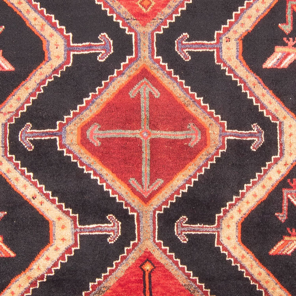 Runner Persisk matta - Nomadic - 366 x 160 cm - mörkblå