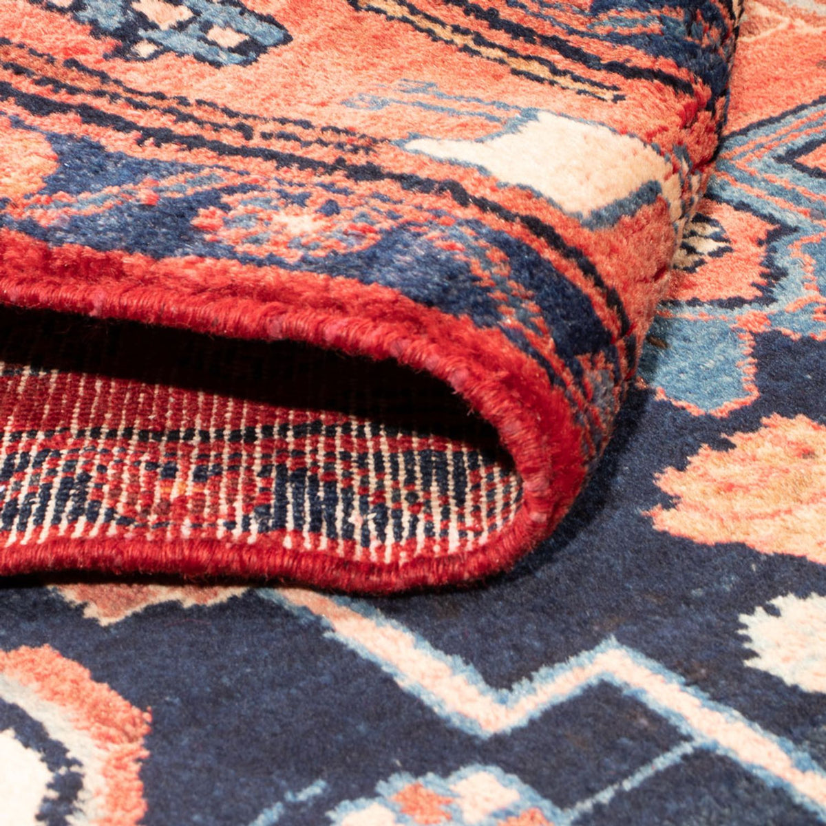 Persisk matta - Nomadic - 300 x 156 cm - mörkblå