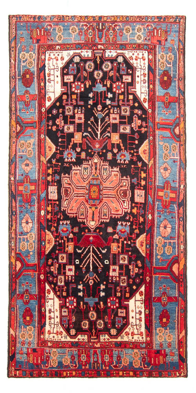 Persisk matta - Nomadic - 312 x 153 cm - mörkblå