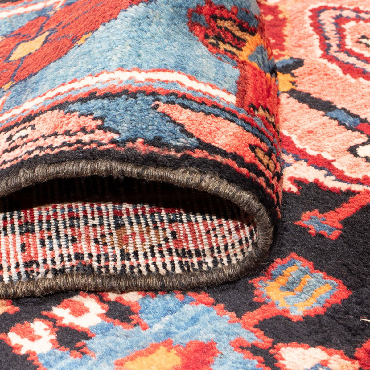 Persisk matta - Nomadic - 312 x 153 cm - mörkblå