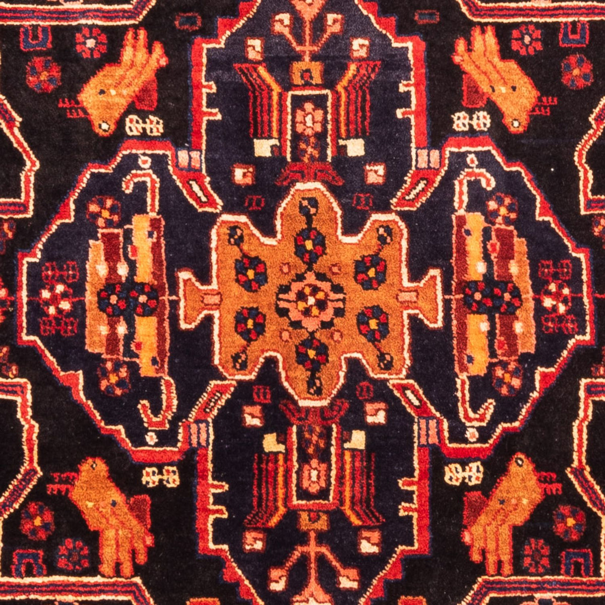 Persisk matta - Nomadic - 280 x 172 cm - mörkblå