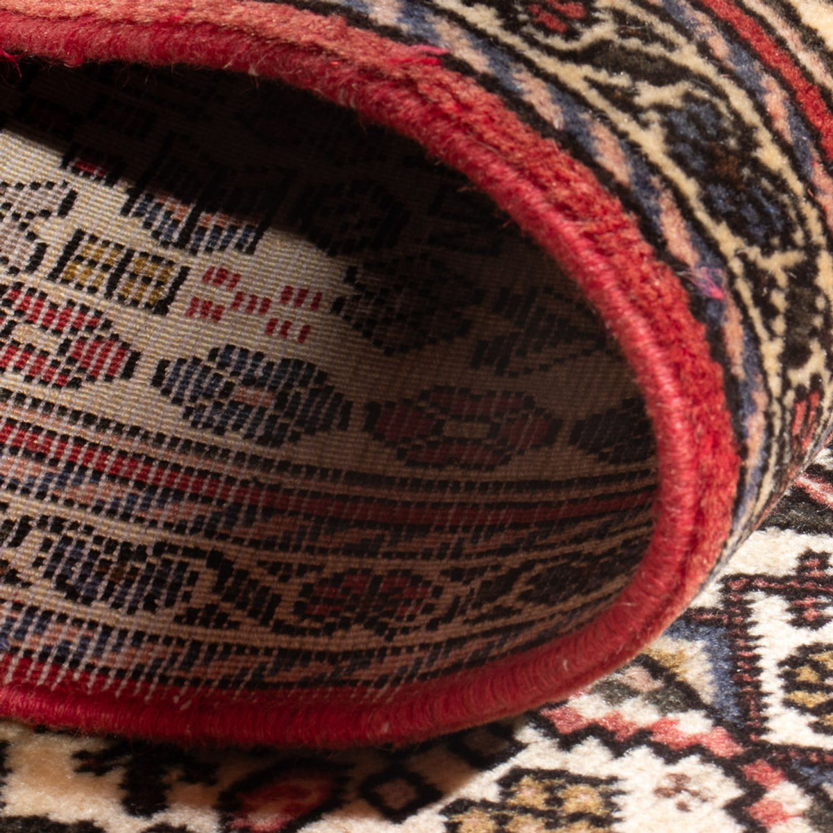 Persisk matta - Nomadic - 150 x 67 cm - grädde