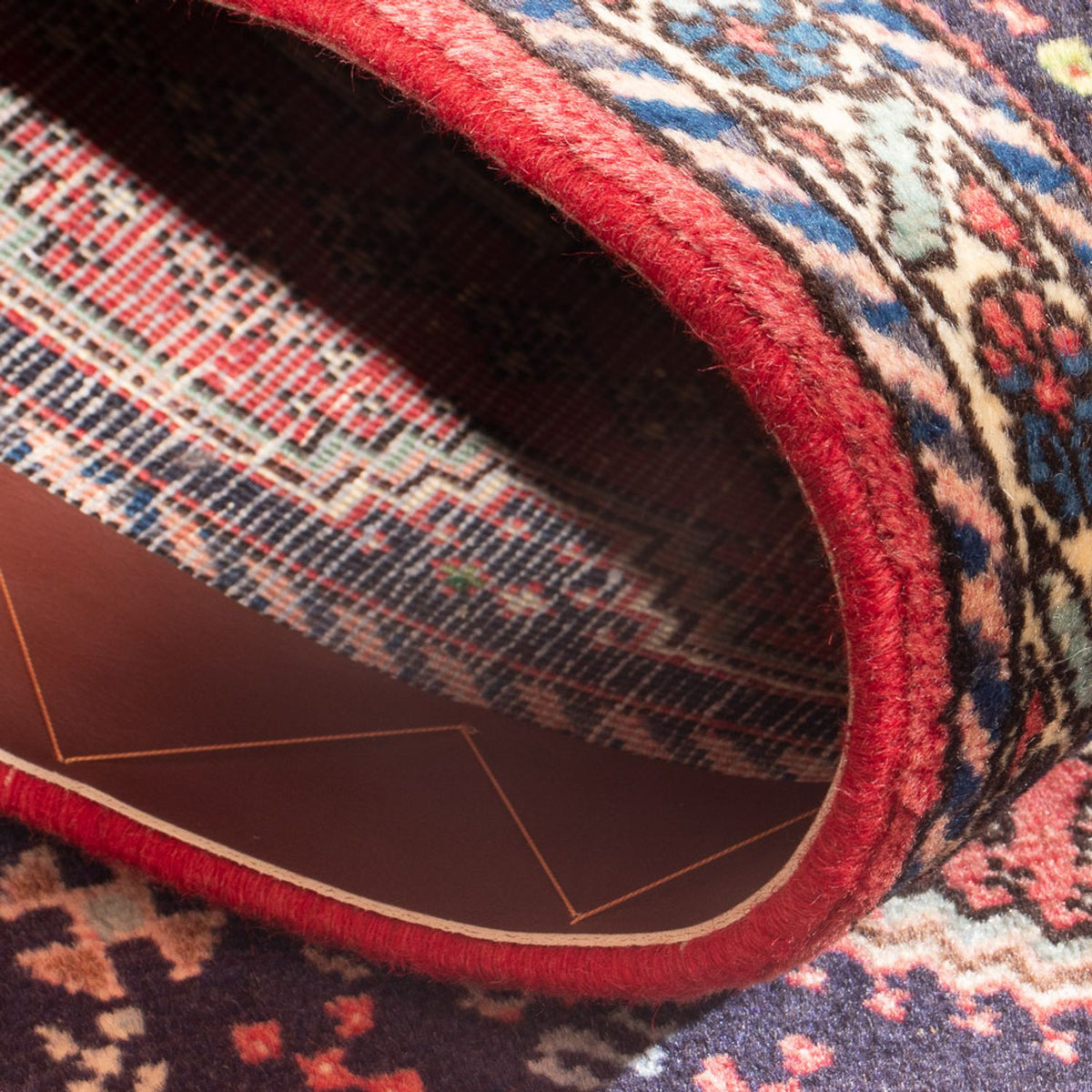 Persisk matta - Nomadic - 146 x 67 cm - röd