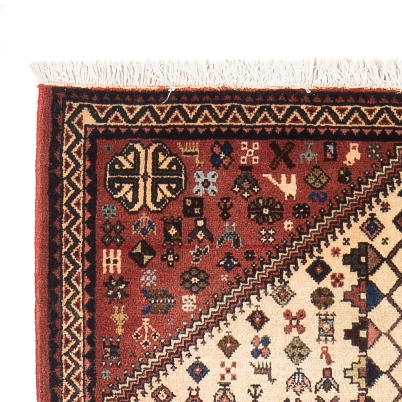 Persisk matta - Nomadic - 128 x 82 cm - grädde