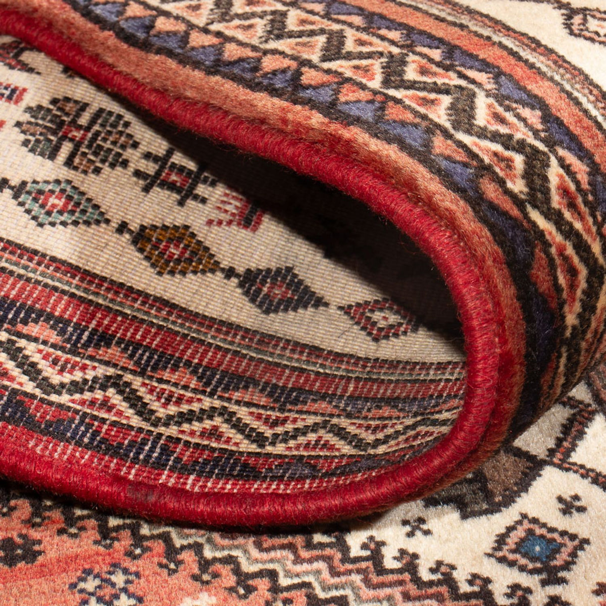 Persisk matta - Nomadic - 128 x 82 cm - grädde