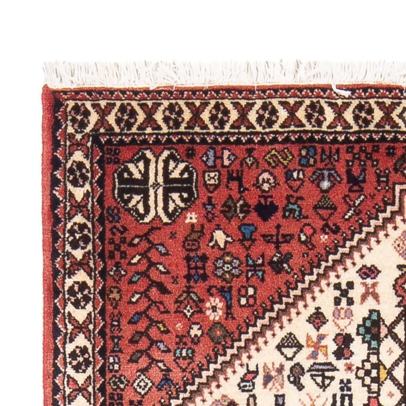 Persisk matta - Nomadic - 126 x 80 cm - grädde