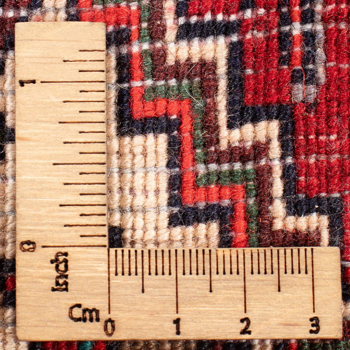 Persisk matta - Nomadic - 132 x 81 cm - grädde