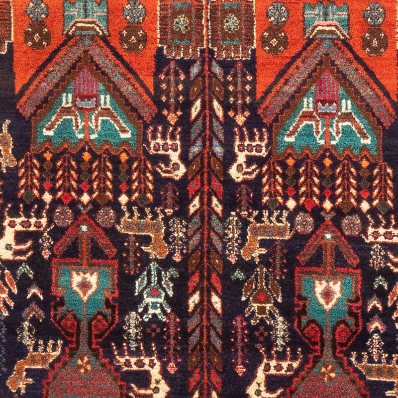 Persisk matta - Nomadic - 165 x 103 cm - bordeaux röd