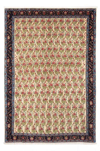 Afshar Sirjan Mattan 138x213cm - Persisk matta - ljusgrön