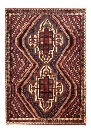 Persisk matta - Nomadic - 150 x 108 cm - bordeaux röd