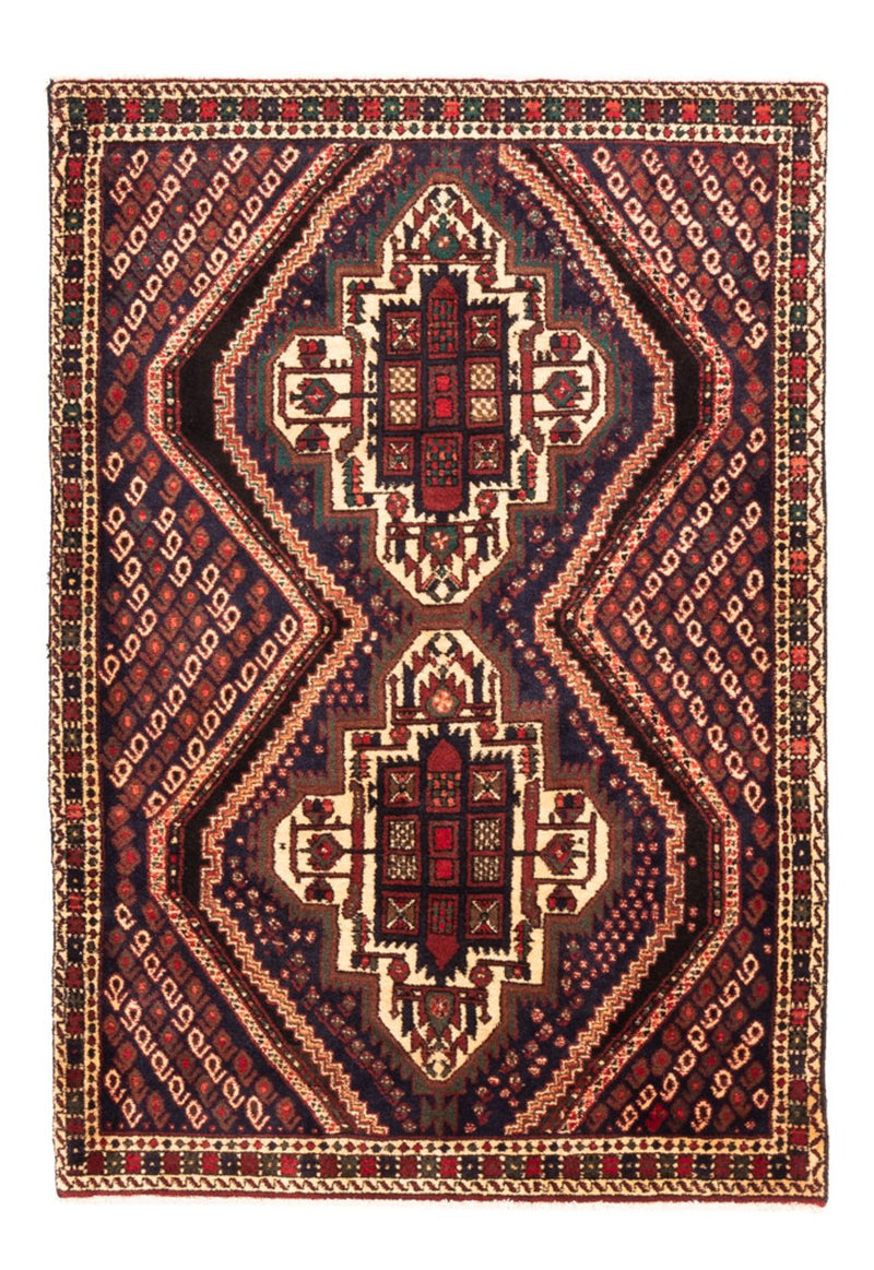 Persisk matta - Nomadic - 150 x 108 cm - bordeaux röd
