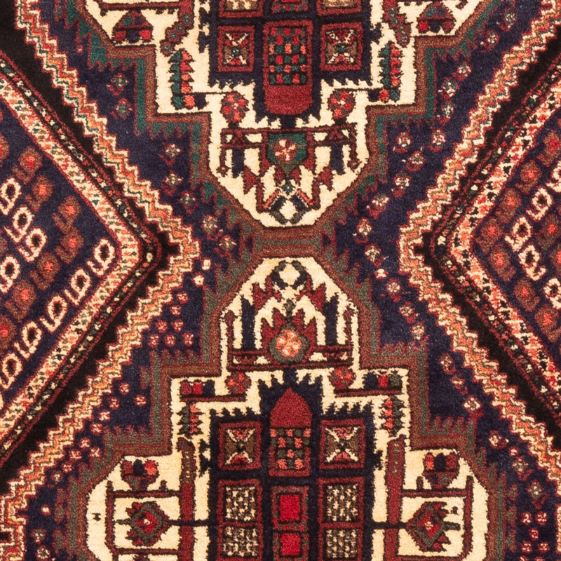 Persisk matta - Nomadic - 150 x 108 cm - bordeaux röd