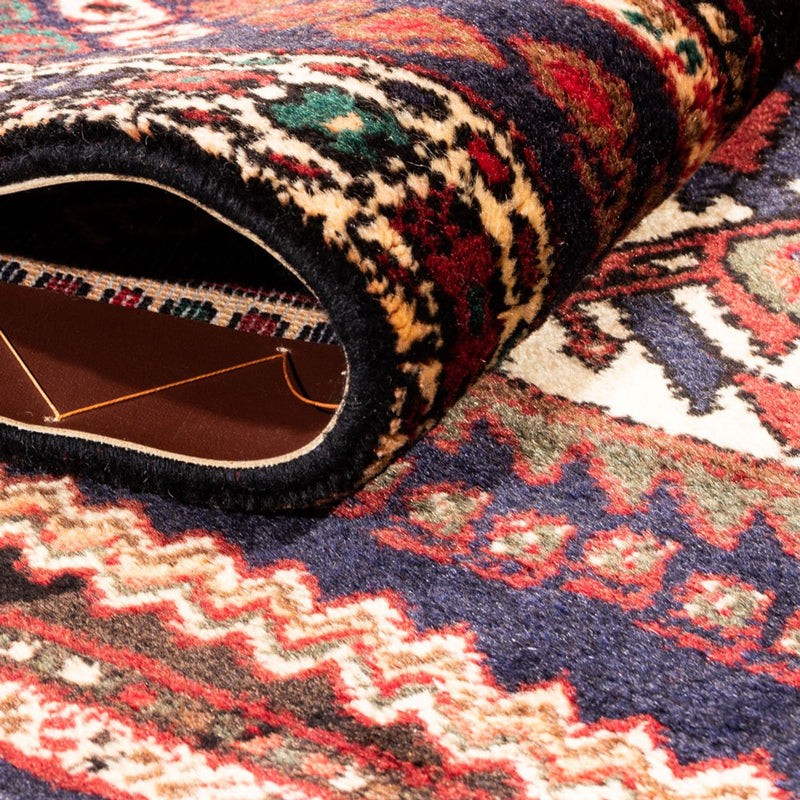 Persisk matta - Nomadic - 150 x 108 cm - bordeaux röd