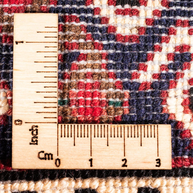 Persisk matta - Nomadic - 150 x 108 cm - bordeaux röd