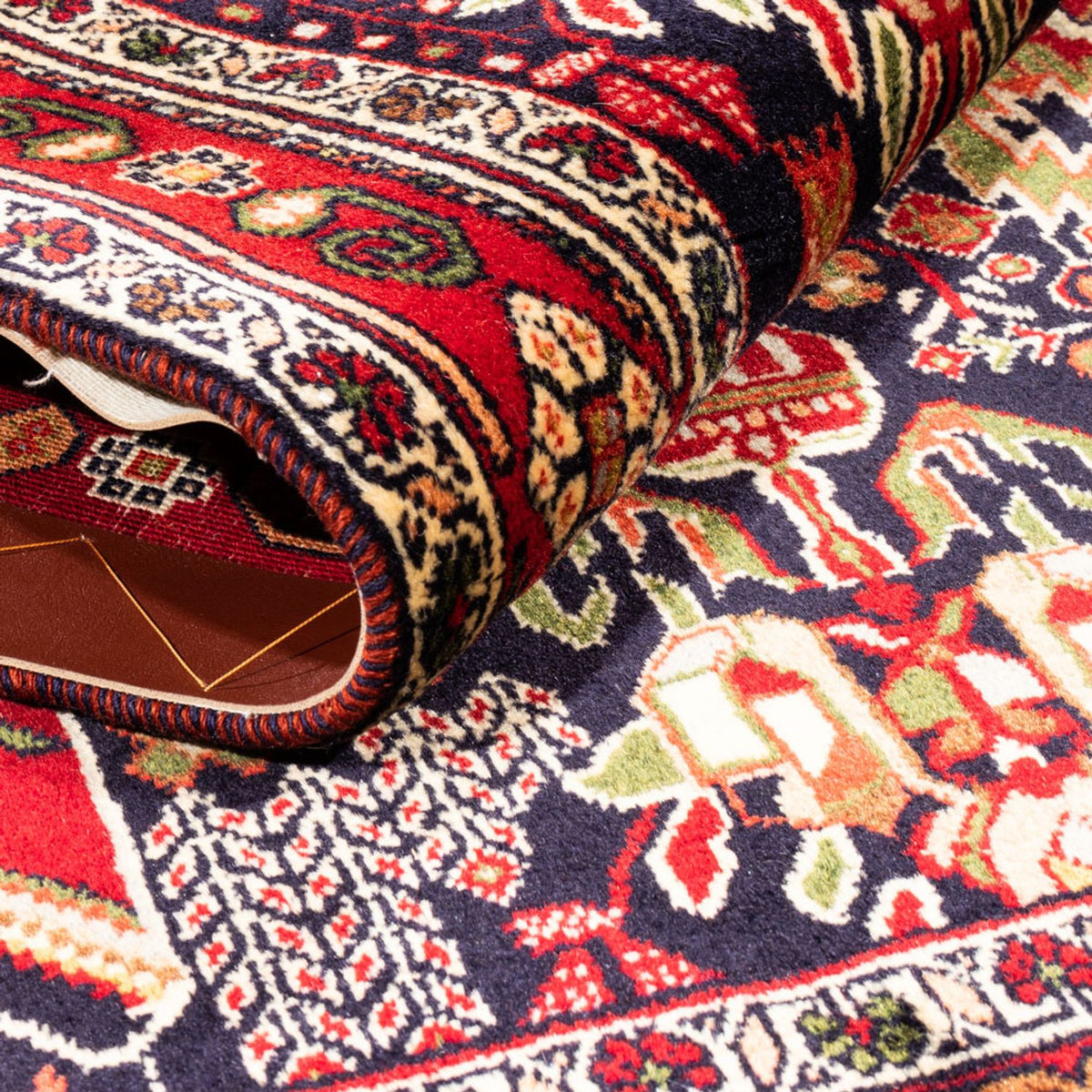 Persisk matta - Nomadic - 154 x 100 cm - bordeaux röd