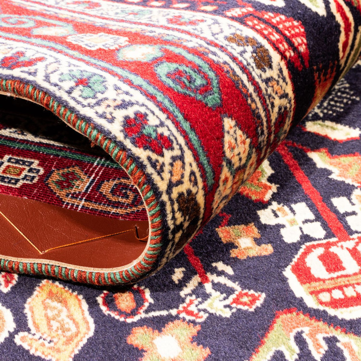 Persisk matta - Nomadic - 155 x 100 cm - bordeaux röd